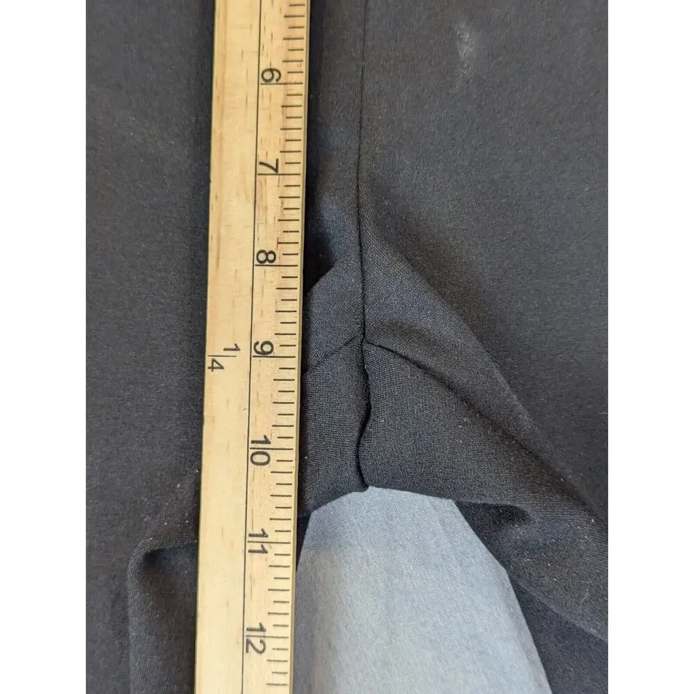 Michael Kors Leggings Womens Large Black Pull On Stretch Polyester Blend